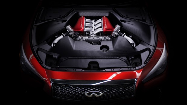 Infiniti Q50 Eau Rouge roars into life