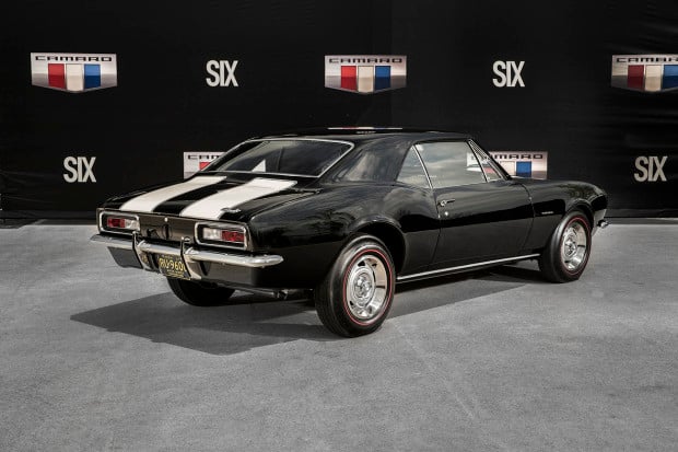 A first-of-its-kind collection of historic Camaro production models and race cars was on display during activities surrounding the introduction of the all-new 2016 Camaro. It included the very first Camaro produced – a 1967 model with VIN #001.