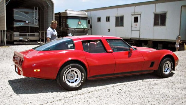 RedFourDoorVette3