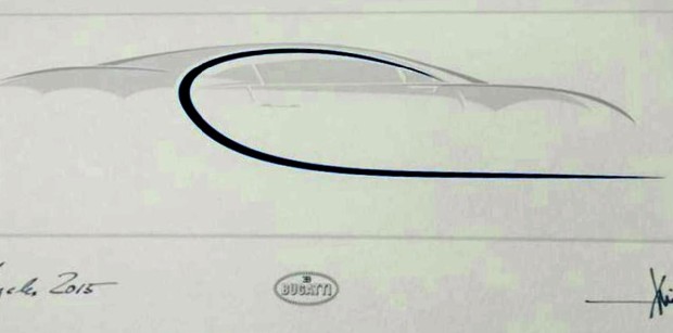 bugatti chiron leaked sketch