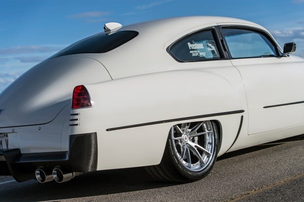 1948-Madam-V-Cadillac-by-Ringbrothers-rear-three-quarter-detail