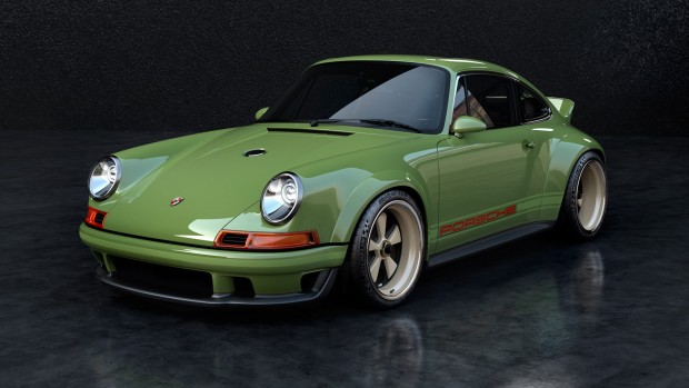 1990 Porsche 911 restored and modified by Singer Vehicle Design using results of Dynamics and Lightweighting Study [DLS] undertaken with Williams Advanced Engineering and other technical partners.