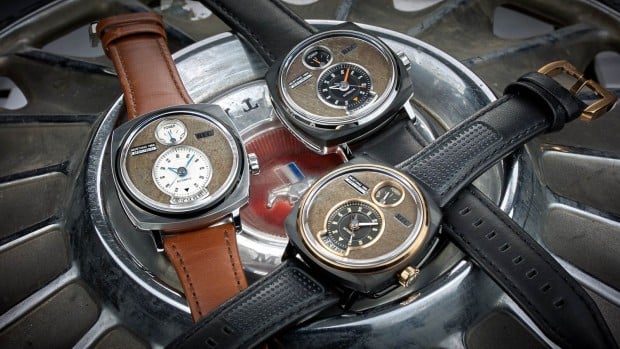 Salvaged Ford Mustangs are transformed into unique timepieces.