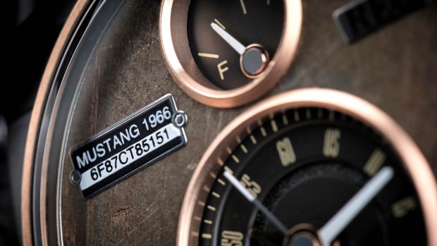 Salvaged Ford Mustangs are transformed into unique timepieces.