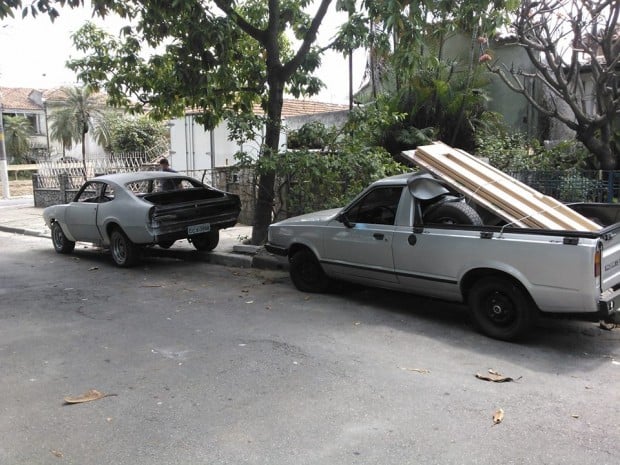 MAVERICK E PAMPA EM FRENTE A OFICINA 100_1877