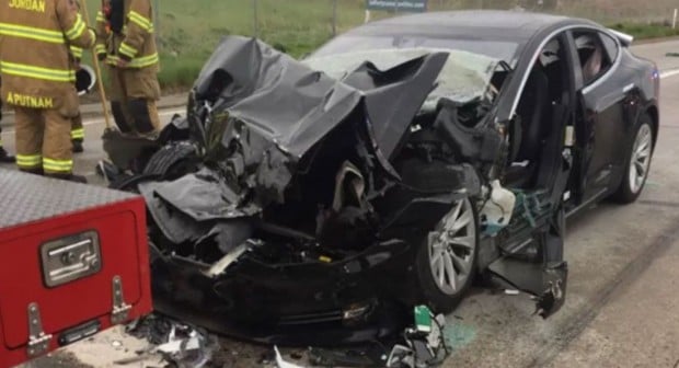 Tesla-Model-S-Utah-Autopilot-Crash-