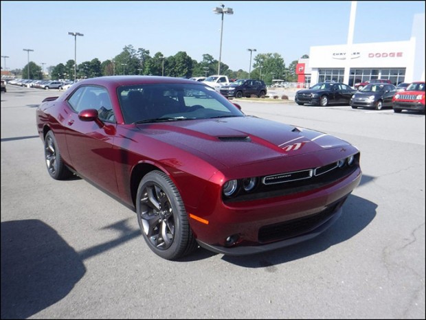 dodge challenger red